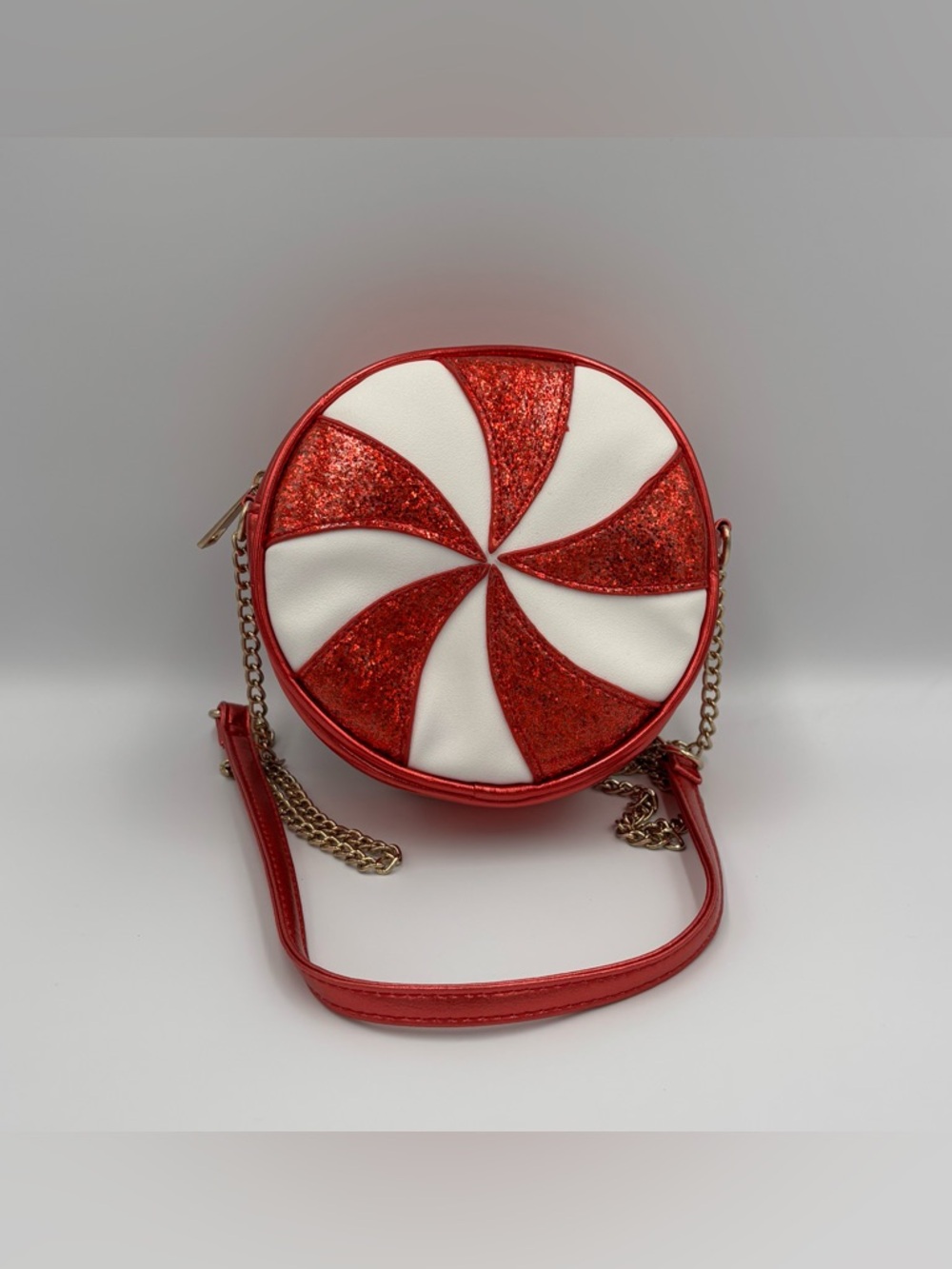 Retired Olivia Miller Peppermint Christmas Women’s Handbag Purse Shoulder Bag